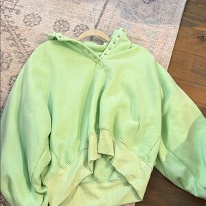 Papermoon Light Green Women's Hoodie